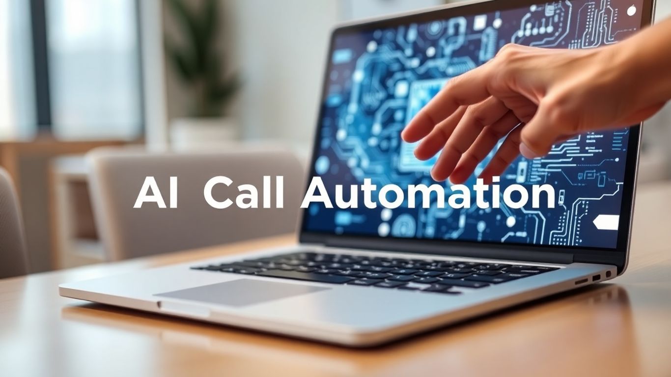 AI call automation technology interface