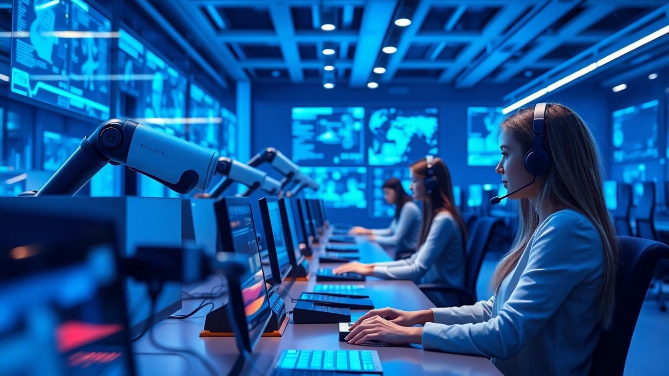 AI assisting call center agents