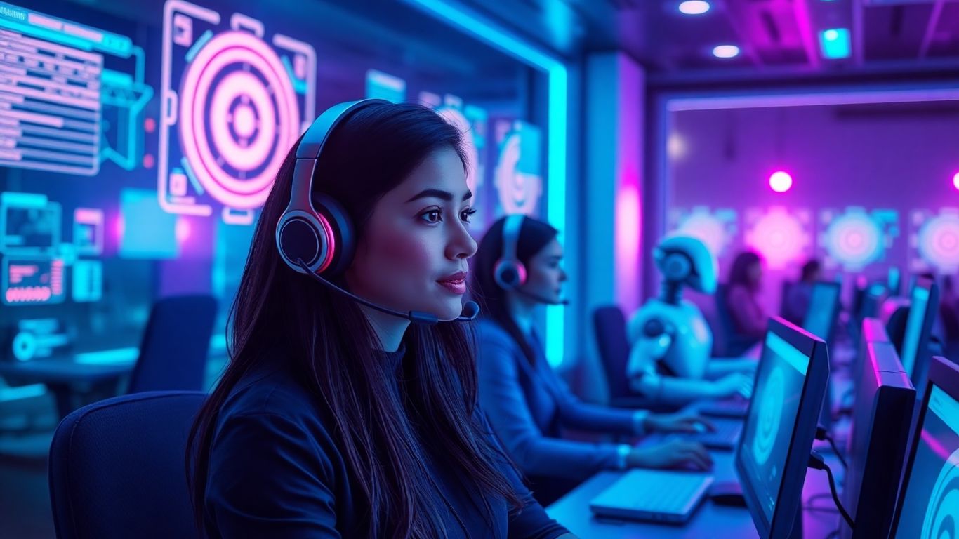 AI assisting customer service agents