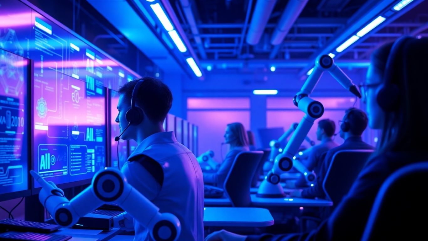 AI assisting call center agents