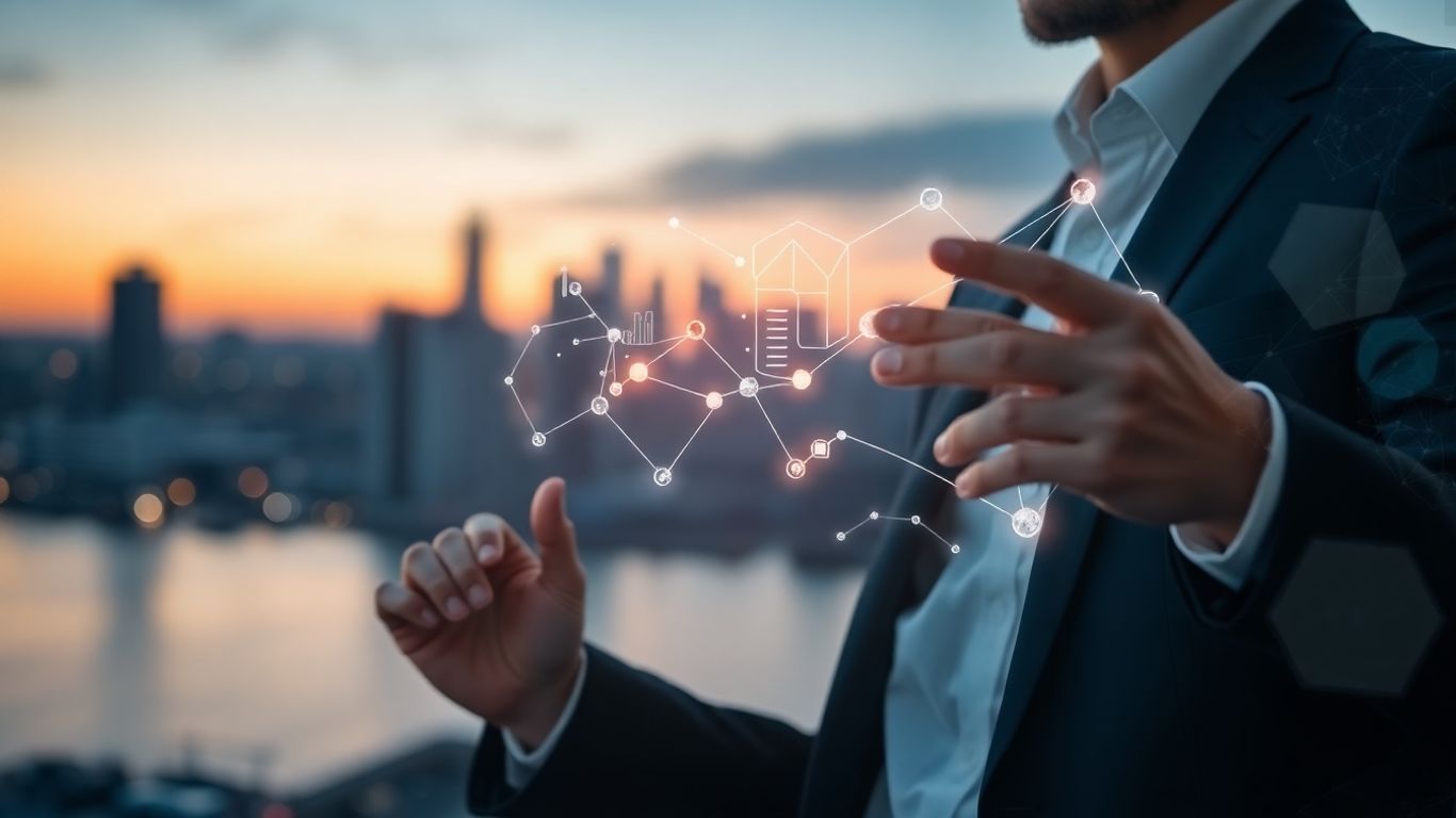 Real estate agent using AI for sales calls.