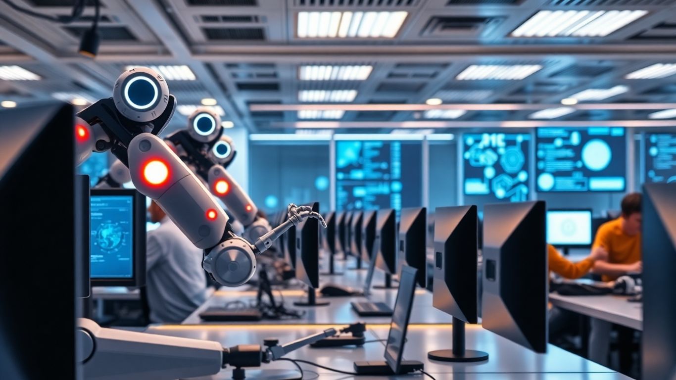 AI enhancing call center efficiency and scalability