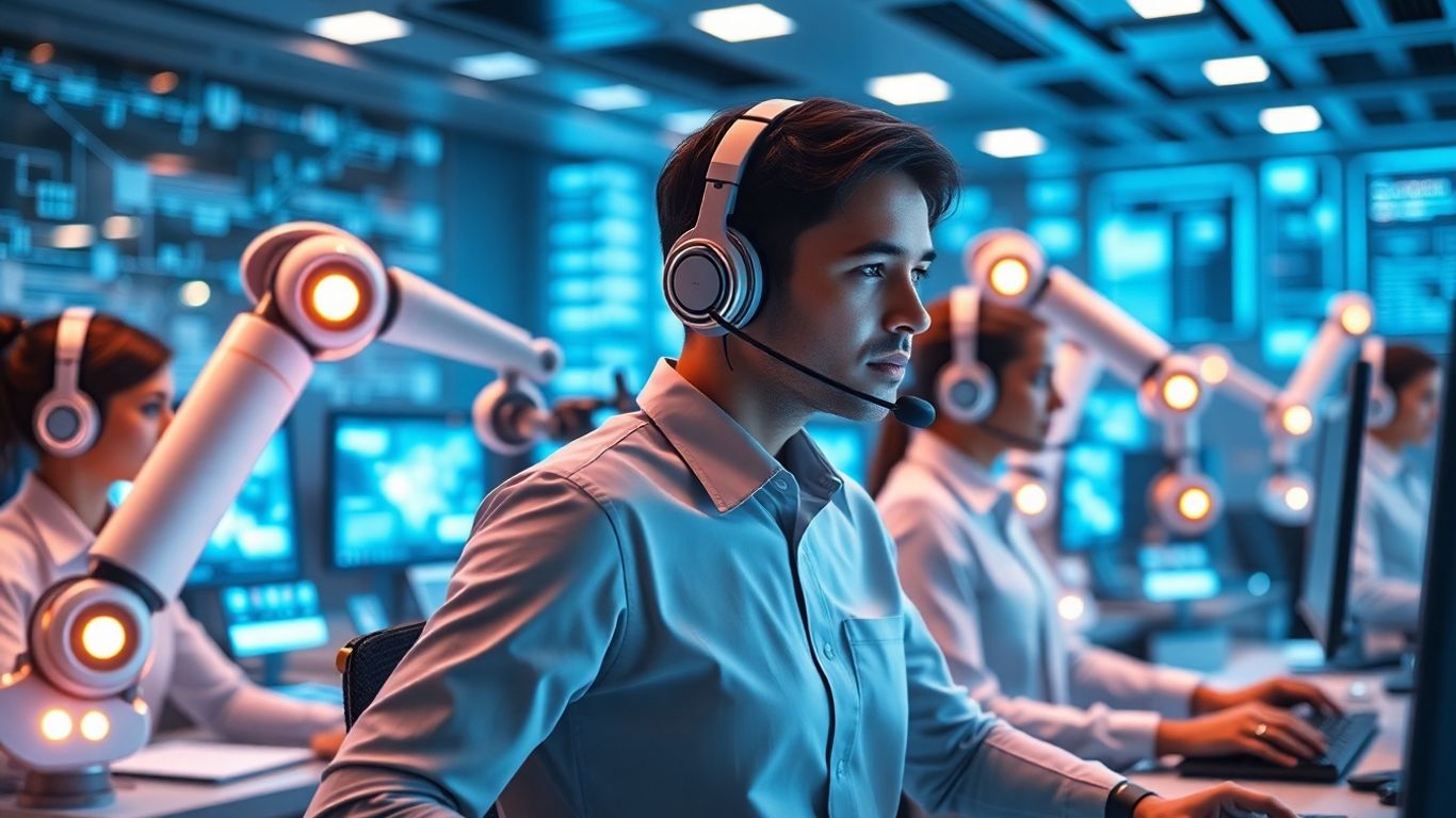 AI call center automation