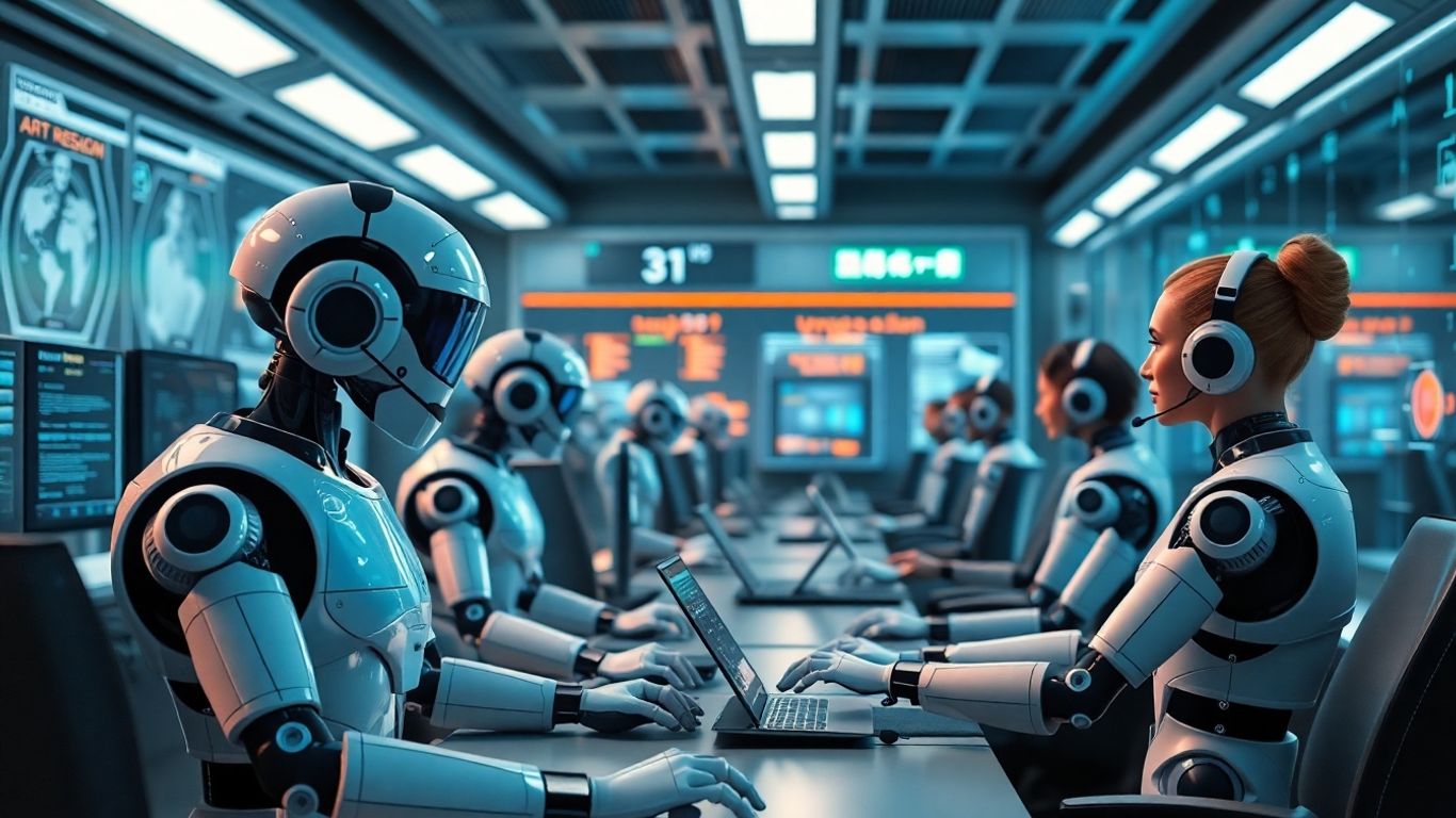 AI call center automation