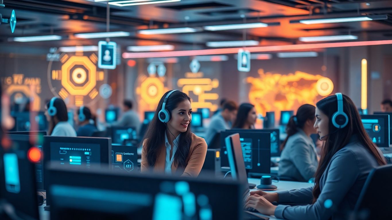 AI enhancing call center customer engagement
