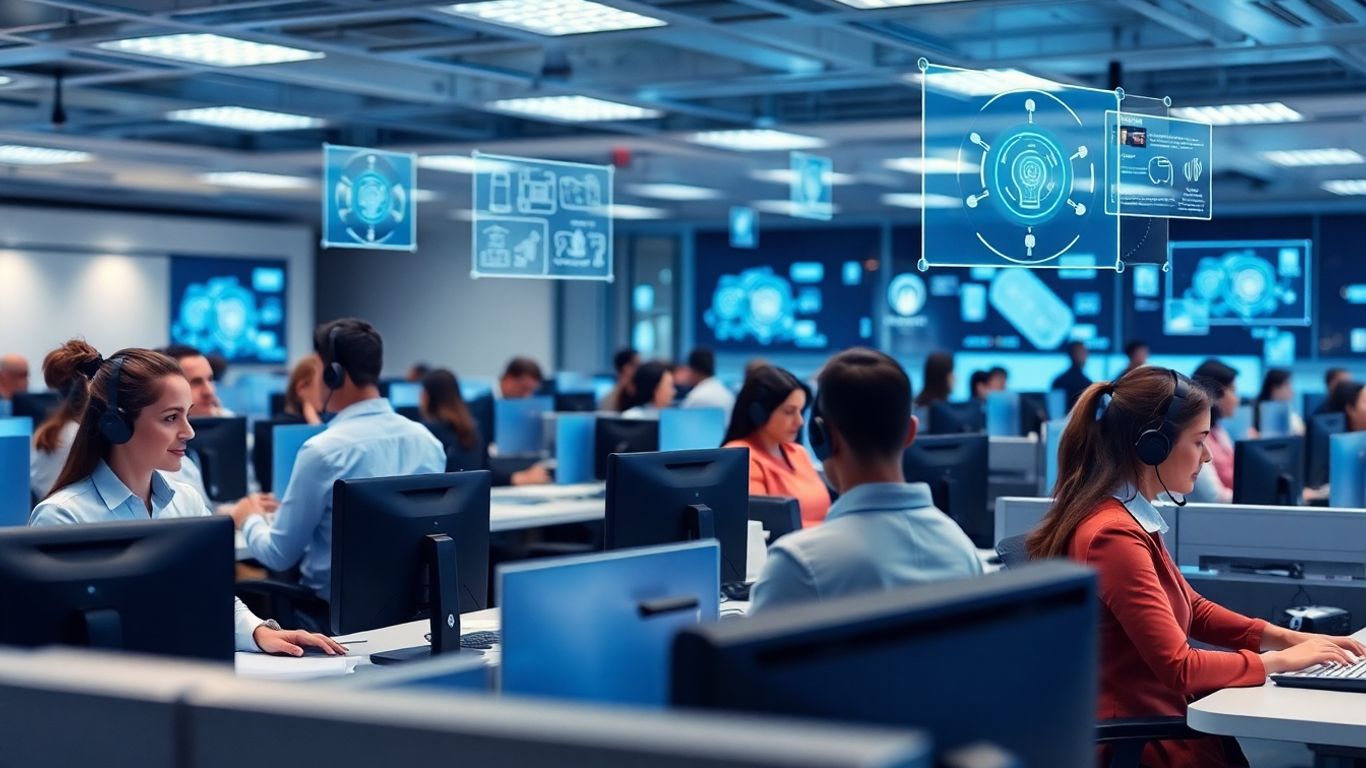 AI and automation in a call center