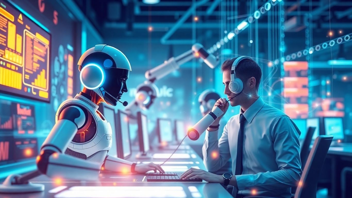 AI assisting call center agents