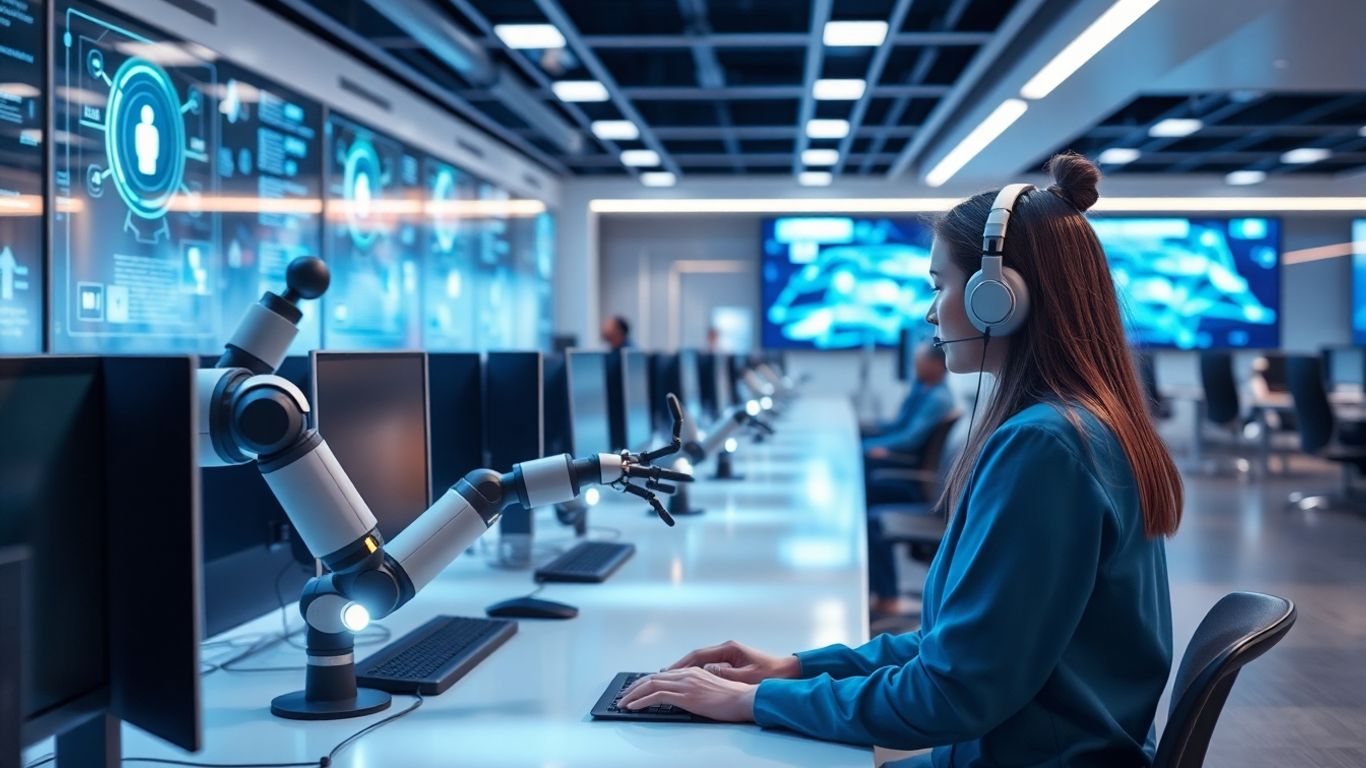 AI in a call center