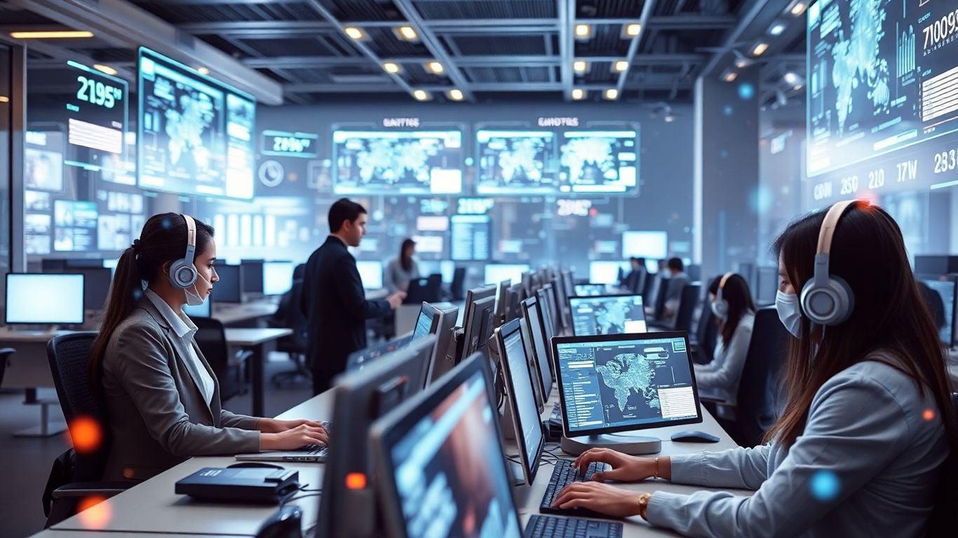 AI call center automation