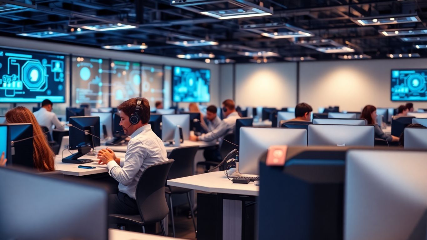 AI in a modern call center