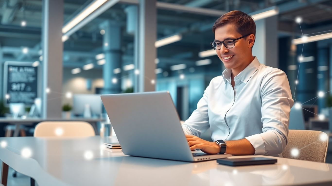 Virtual assistant connecting business apps with Zapier.