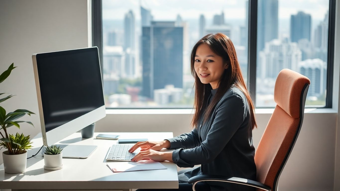 Virtual assistant working remotely in the Philippines