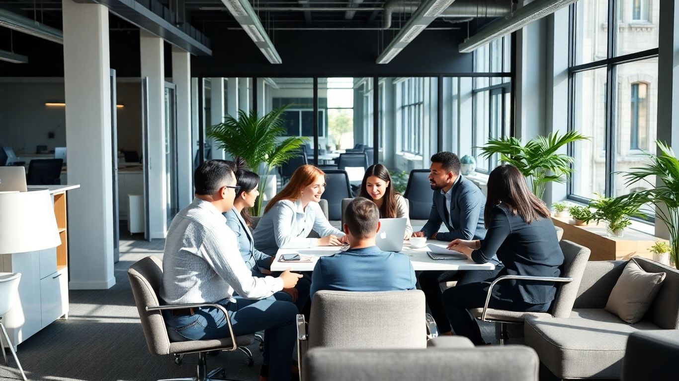 20four7VA office interior with team collaborating