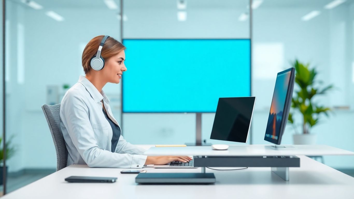 Virtual assistant working remotely for recruitment agency.