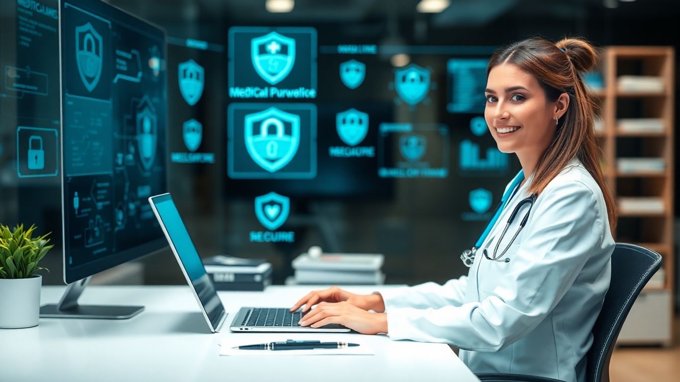 Medical virtual assistant working securely