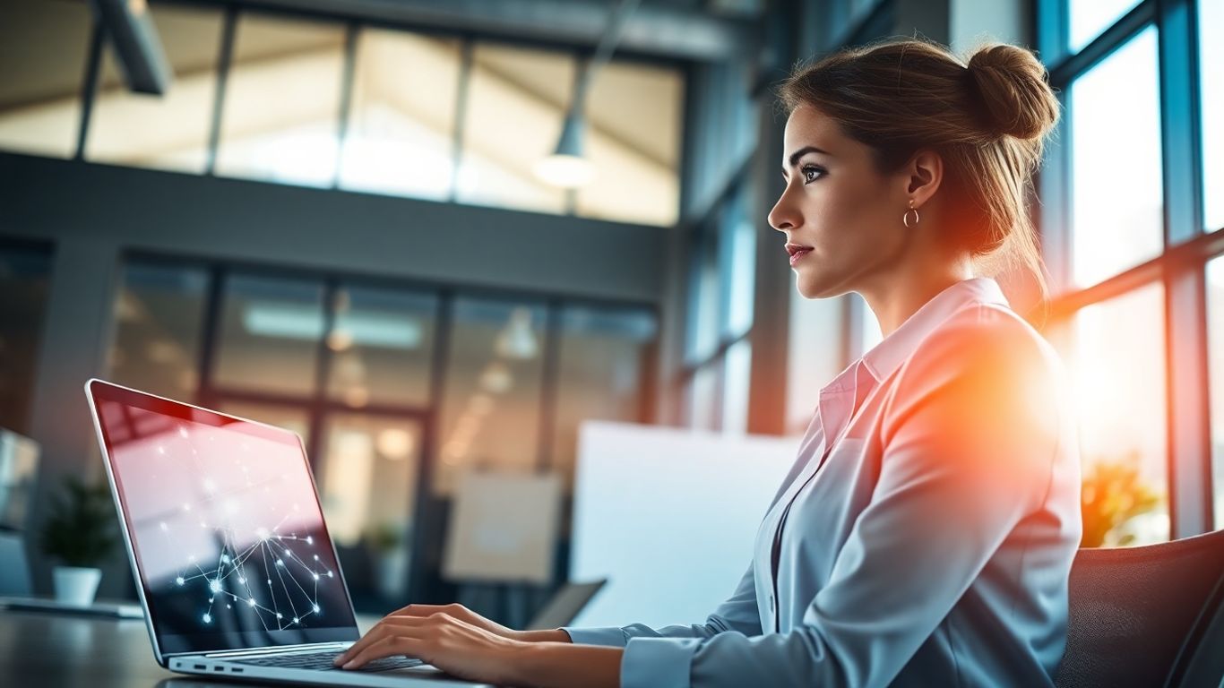 Woman planning virtual assistant services for business growth.