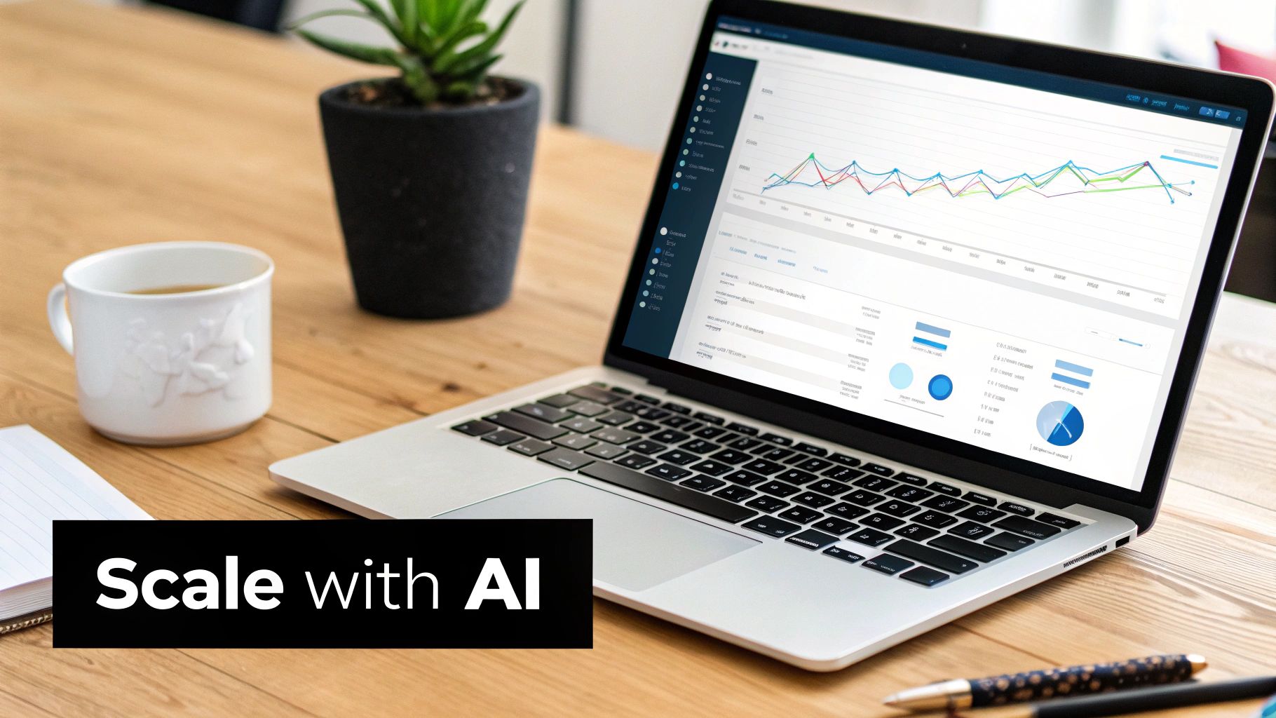 An abstract image showing data nodes connecting to a central AI brain, symbolizing automated sales processes.