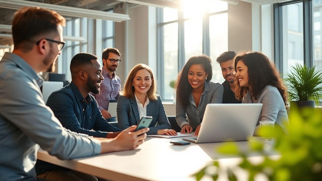 Small business phone system with auto attendant