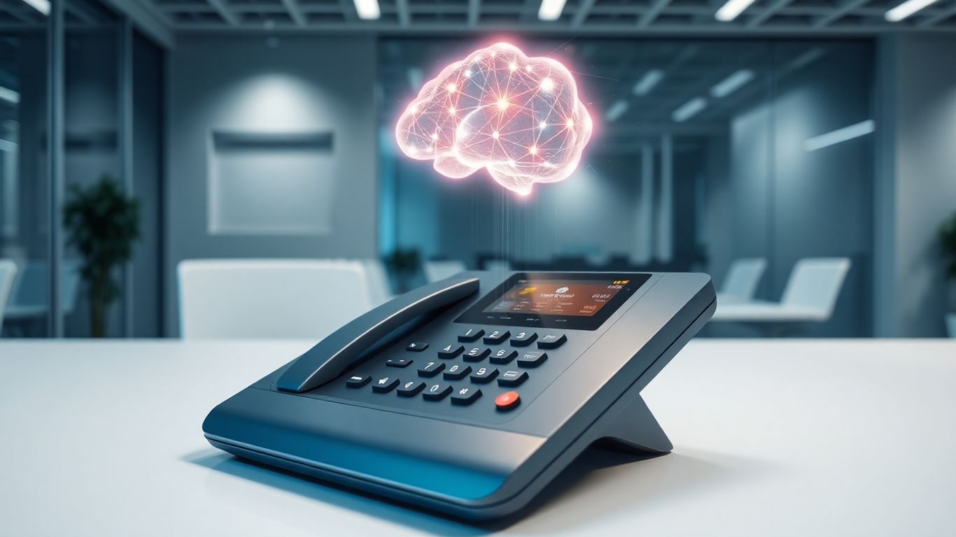 AI-powered phone system interface
