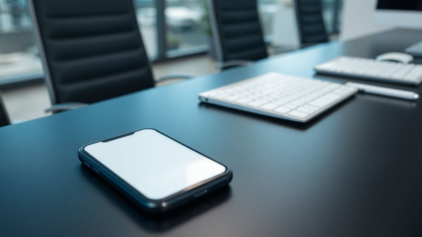 3CX auto attendant phone system interface on a smartphone.