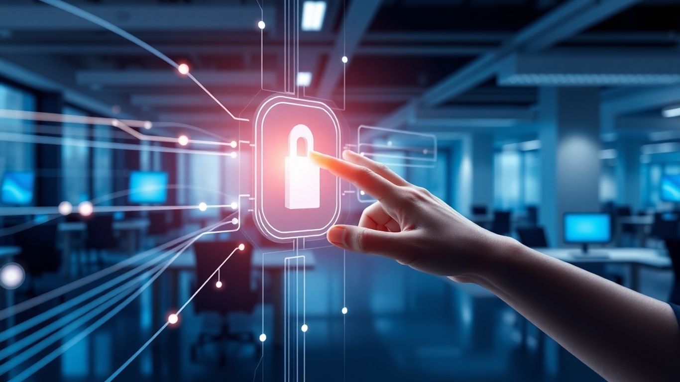 Abstract phone system interface with hand control