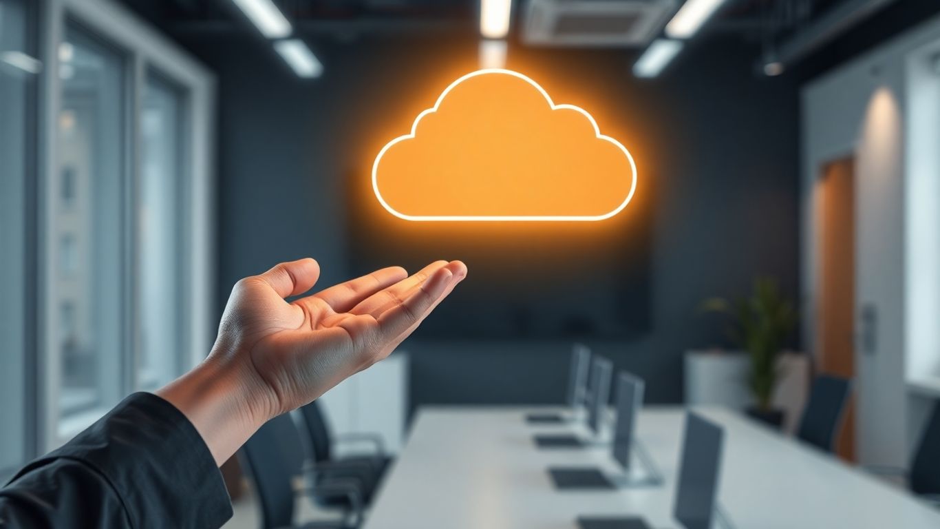 Cloud auto attendant phone system concept