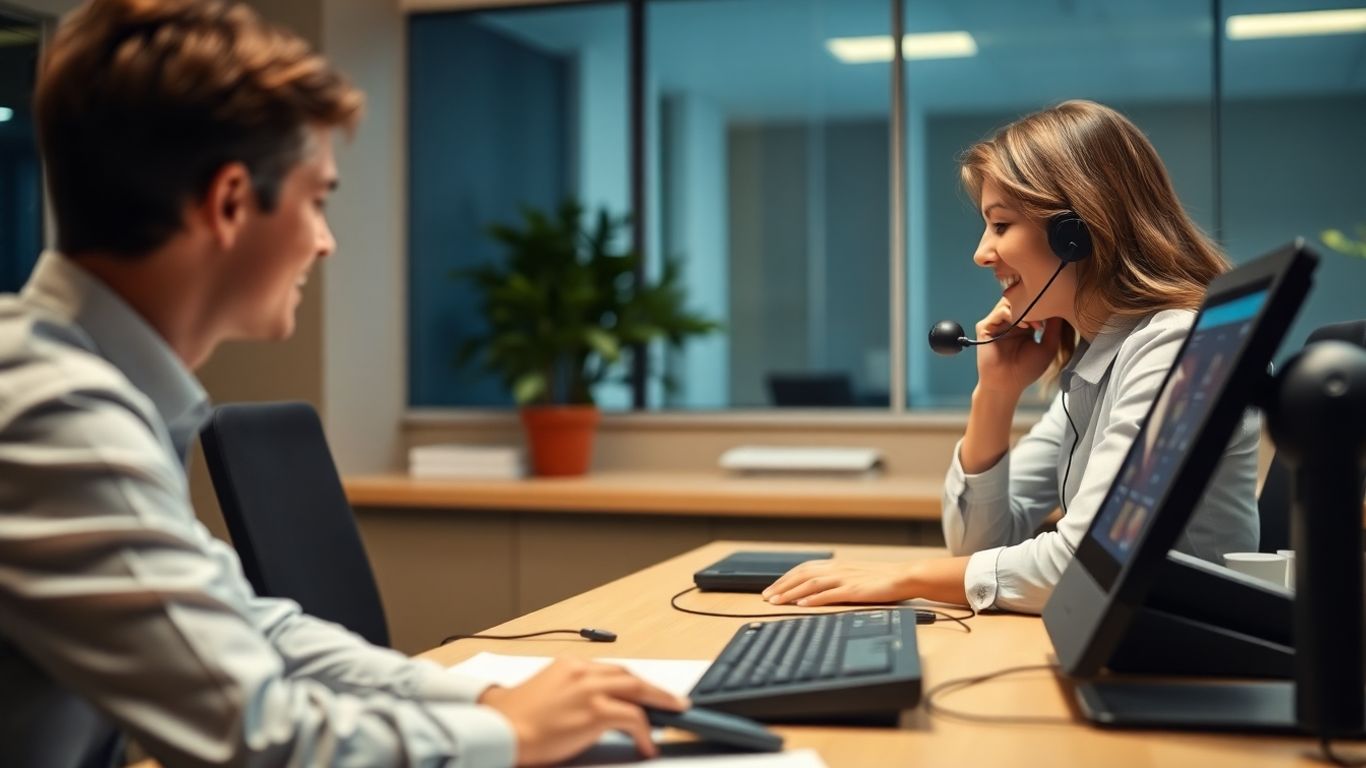 Auto attendant phone system script creation