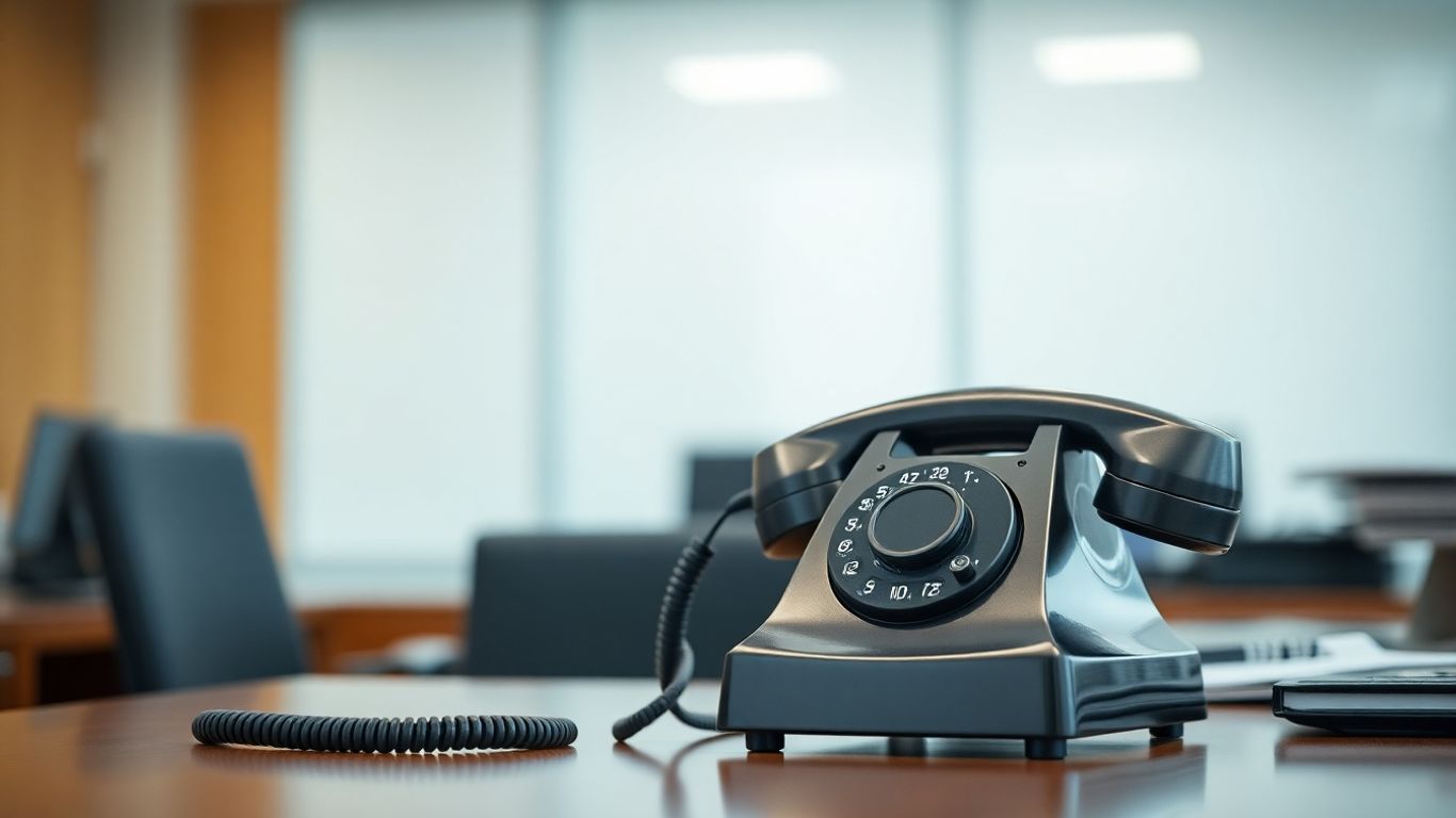 Business phone auto attendant message