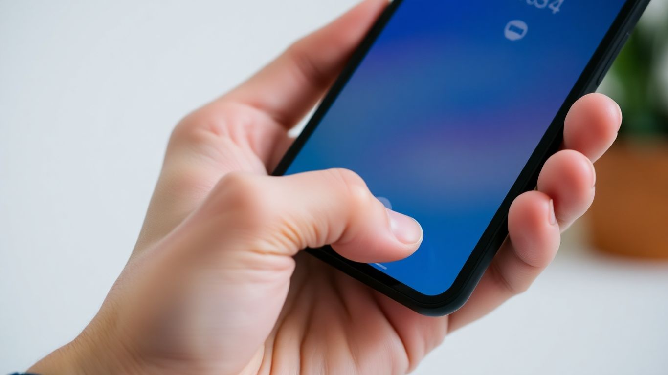 Smartphone screen showing auto attendant setup options.