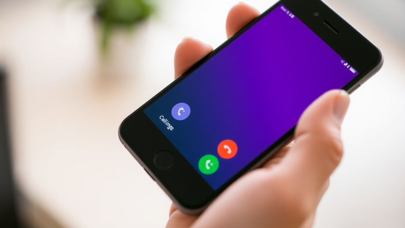 Smartphone screen showing auto attendant setup options.