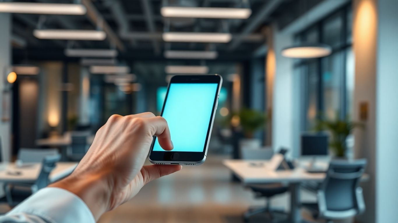 Smartphone with virtual attendant interface