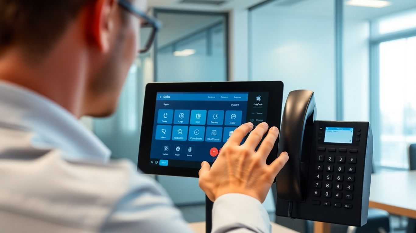 Zoom Phone auto attendant interface on a screen.