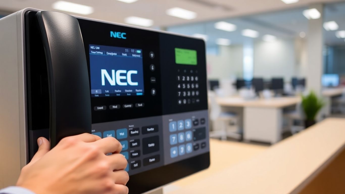 NEC phone system auto attendant setup and features