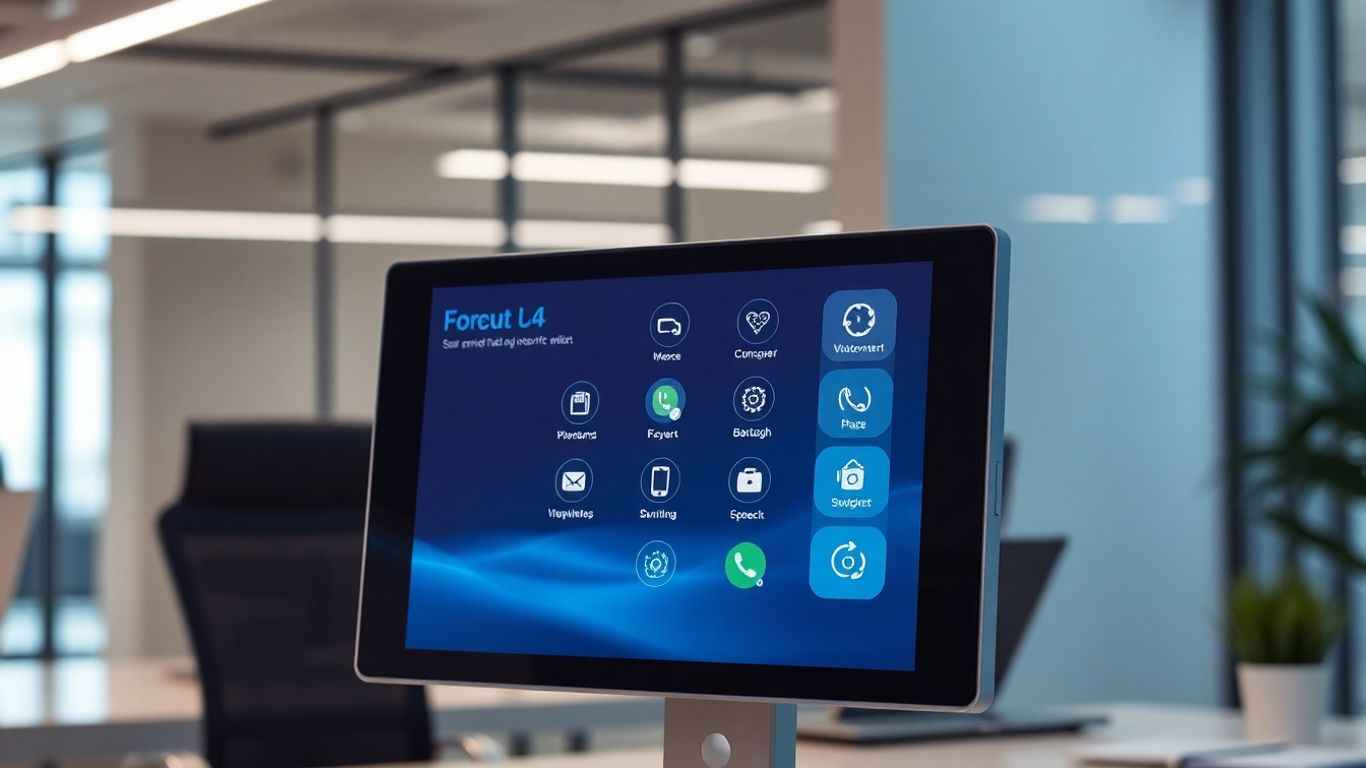 8x8 auto attendant phone system interface