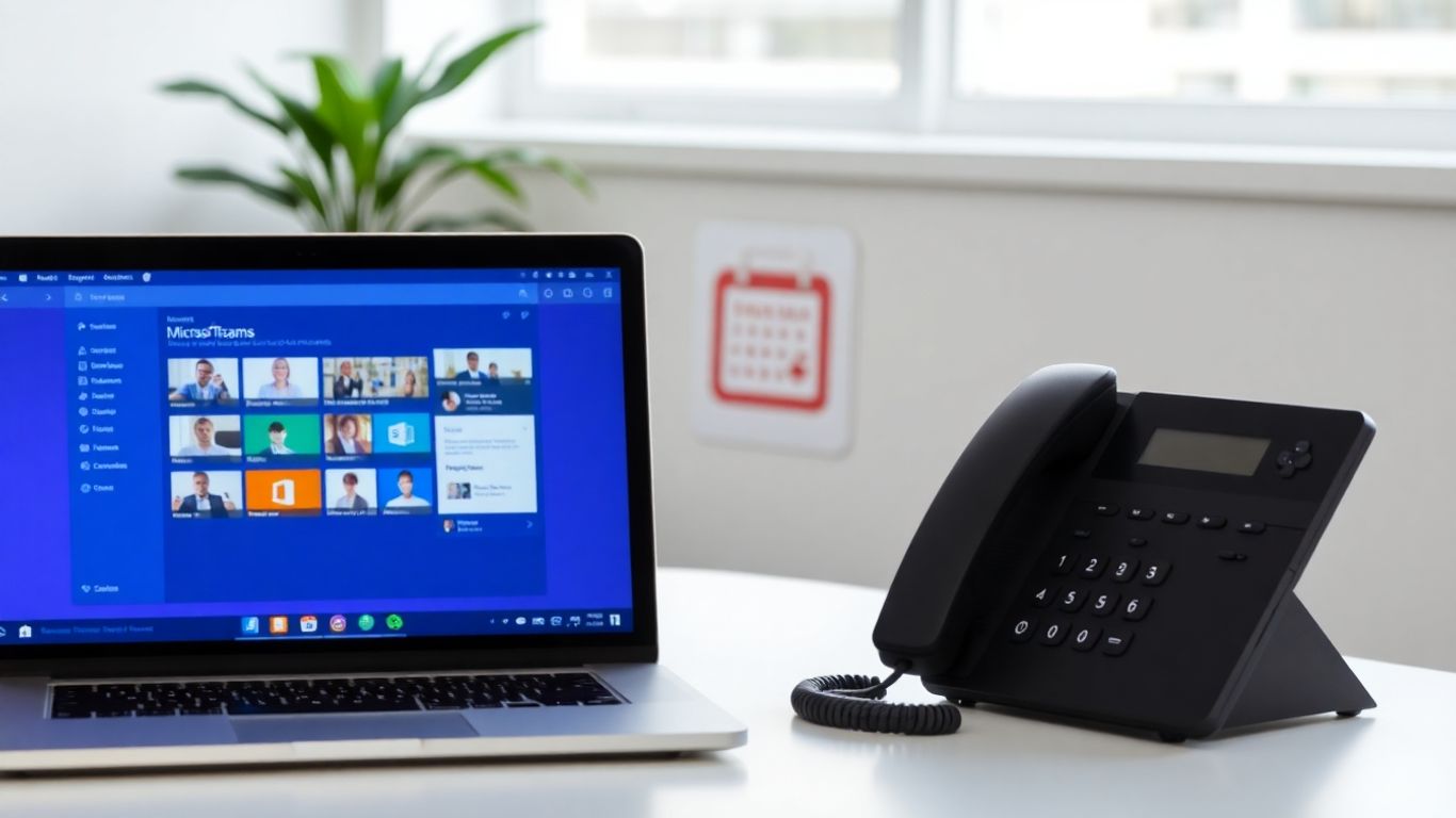 Microsoft Teams auto attendant phone system setup.