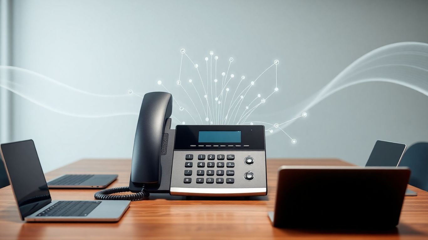 Business phone auto attendant with digital connectivity