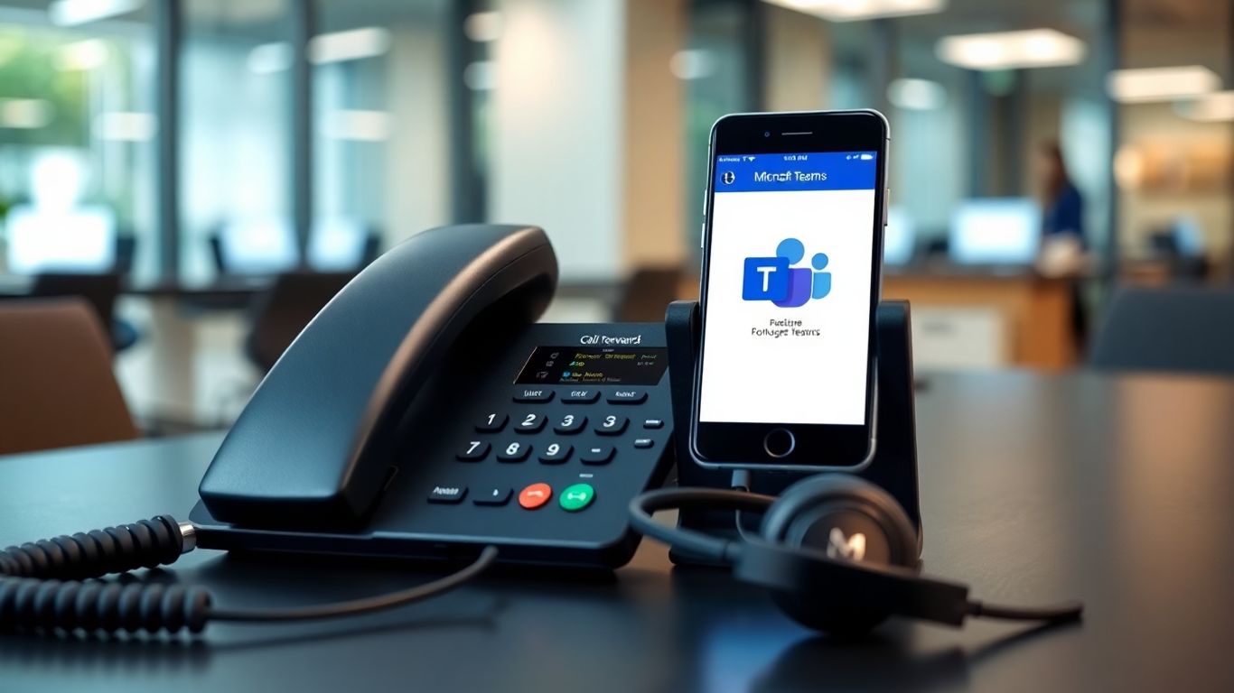 Microsoft Teams auto attendant call forwarding to cell phone.