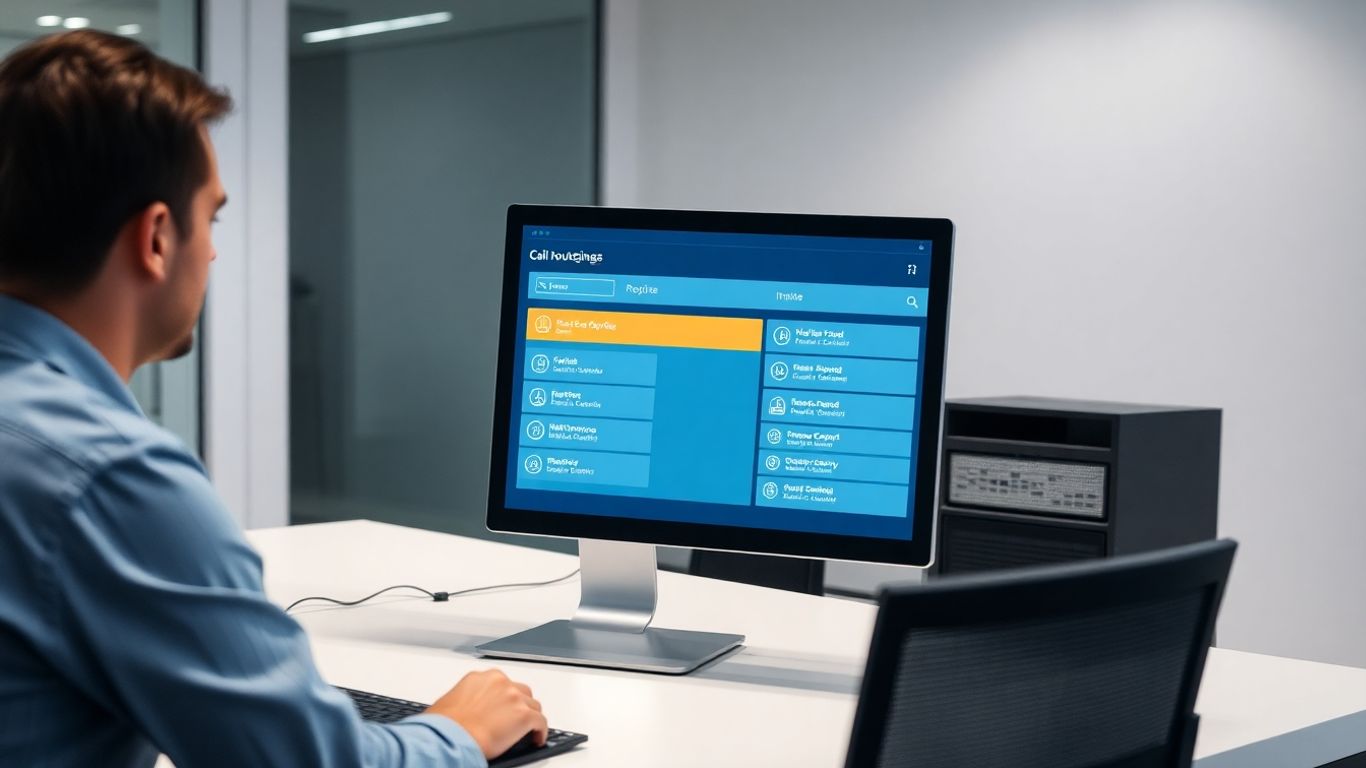 Microsoft Teams Phone Auto Attendant setup interface on a computer.