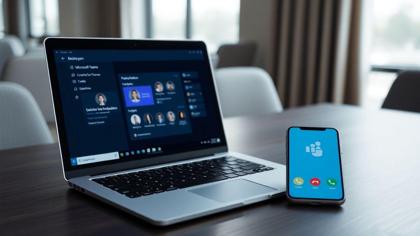 Microsoft Teams phone auto attendant setup and integration.