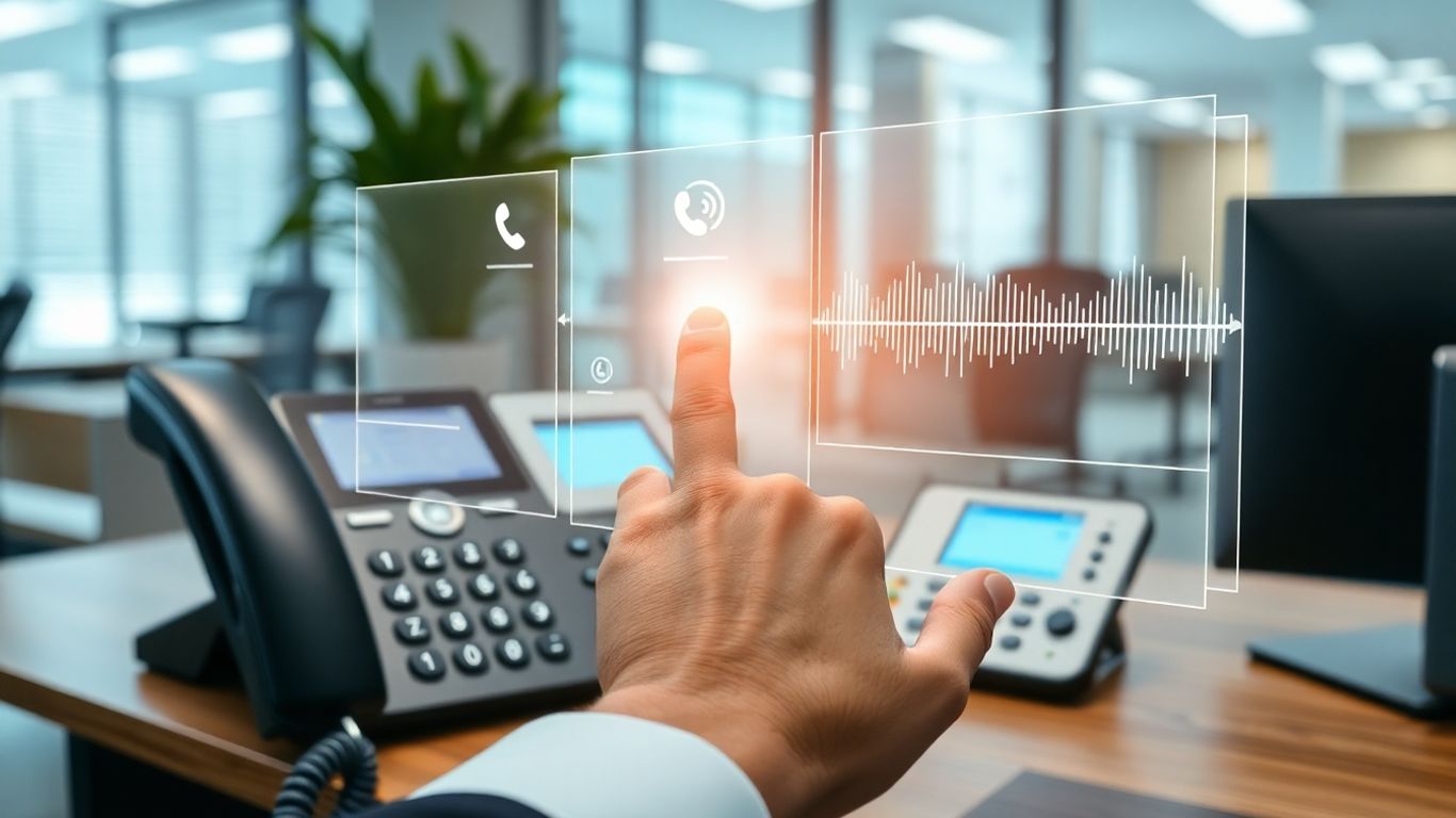 Phone system auto attendant script interface