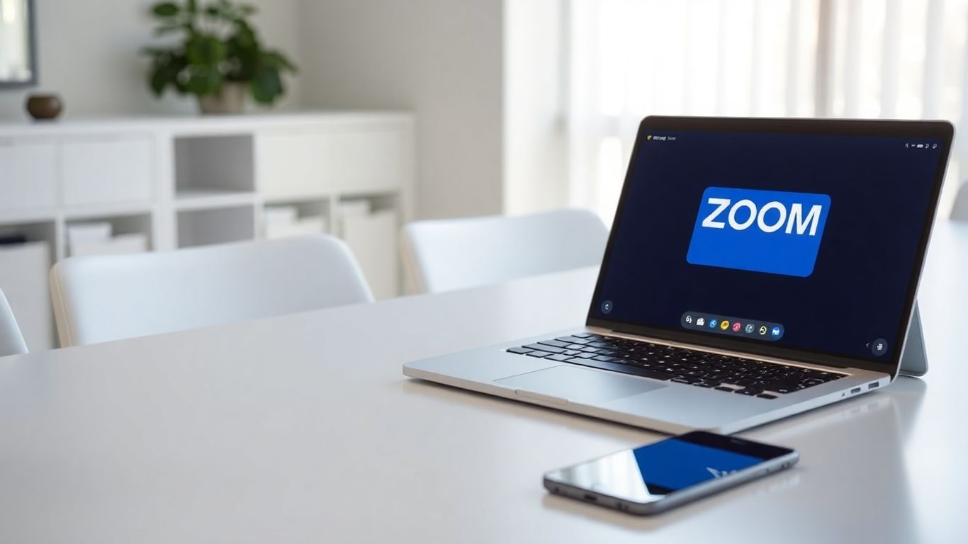 Zoom Phone interface on a laptop screen.