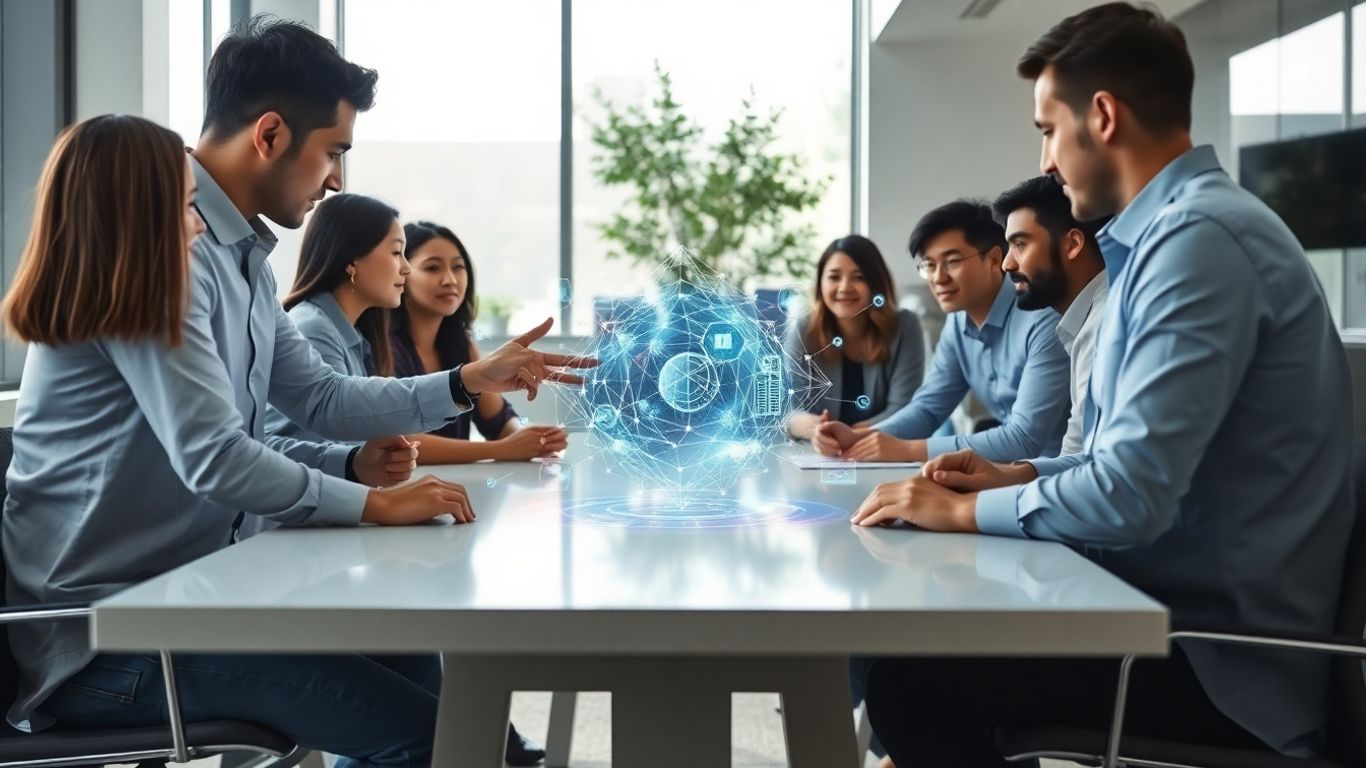 AI voicebot development company team collaboration