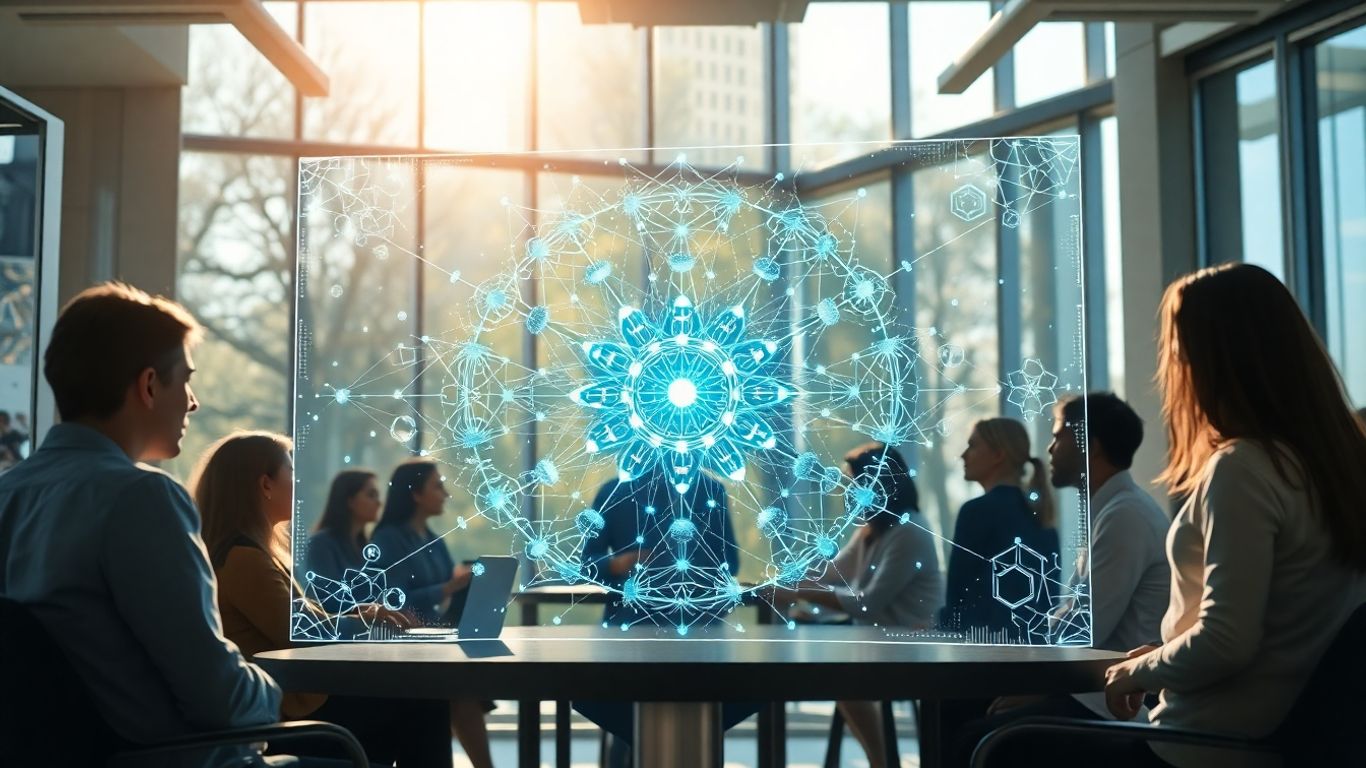 Team collaborating on AI voicebot development interface.