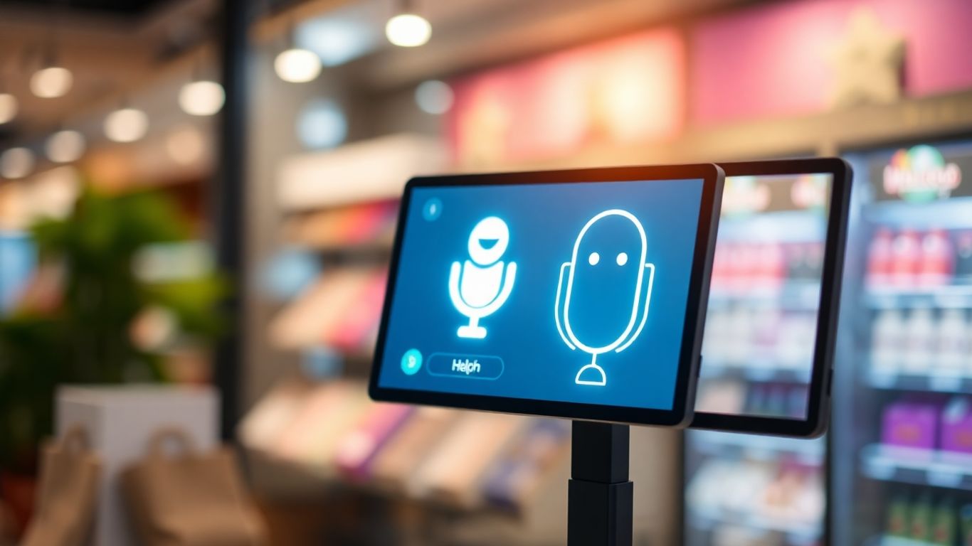 Voicebot AI assisting an online e-commerce store.