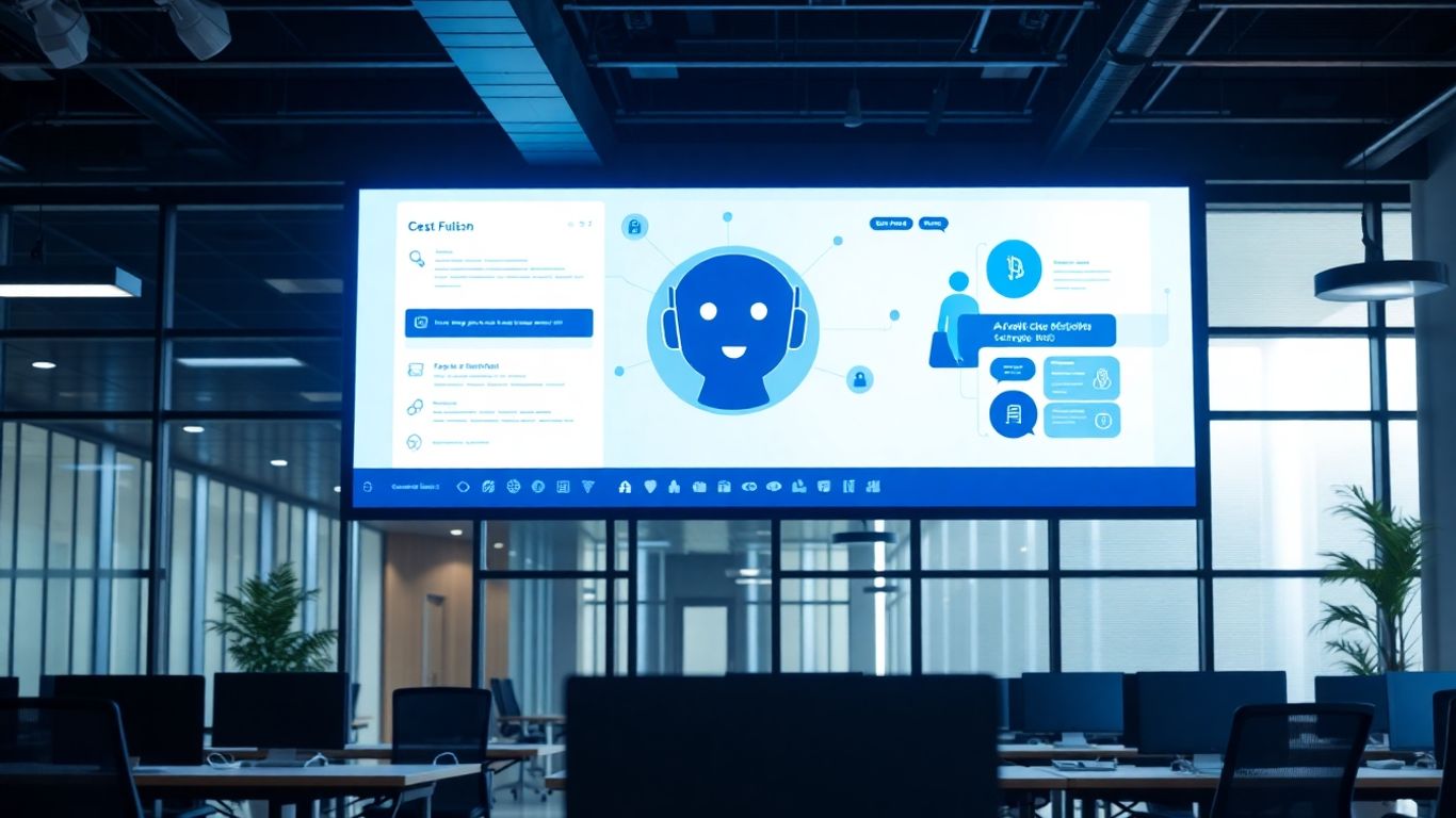 Innobayt Solutions AI chatbot interface on a screen