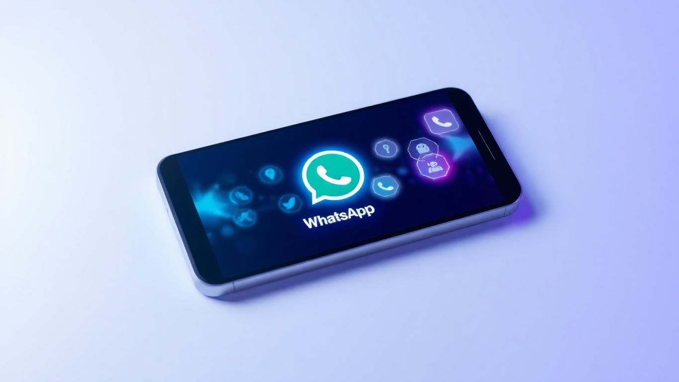AI WhatsApp chatbot interface on a smartphone screen.