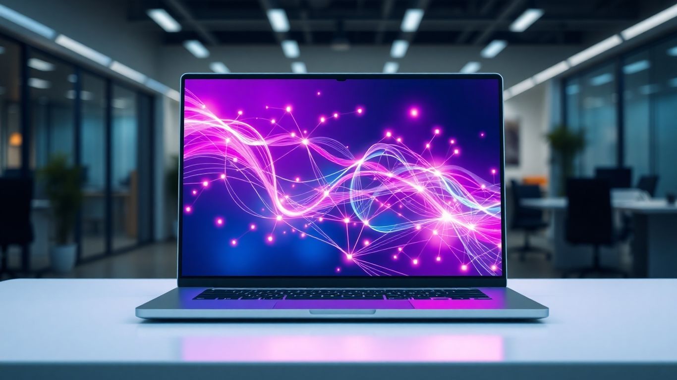 Jasper AI chatbot interface on a laptop screen.