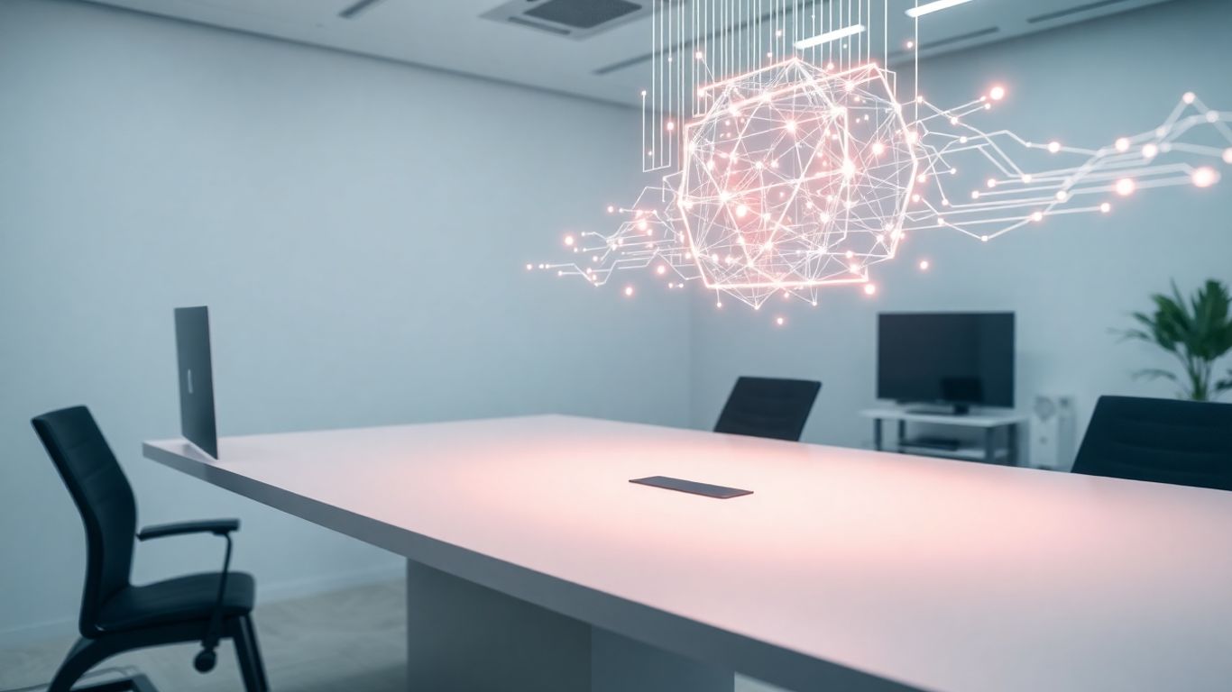 AI chatbot pricing concept with glowing interface.