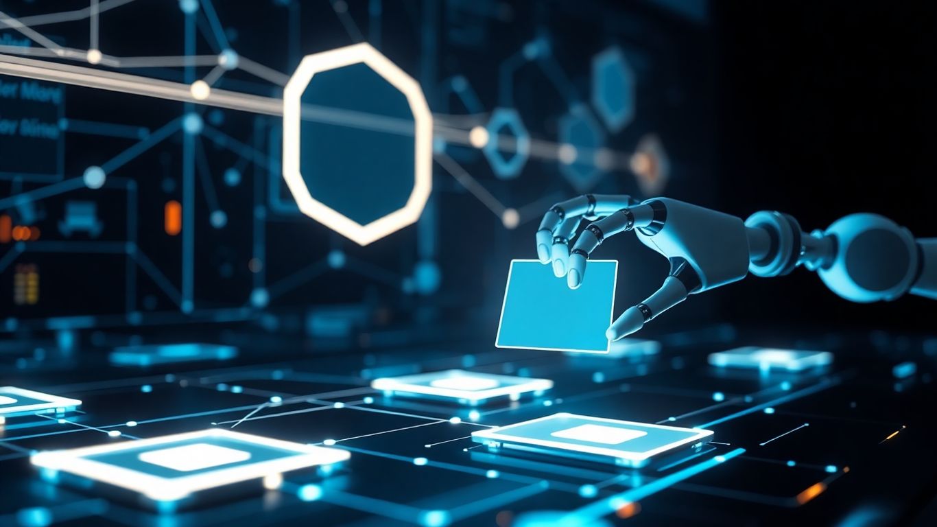 AI automating data extraction and document processing workflow.