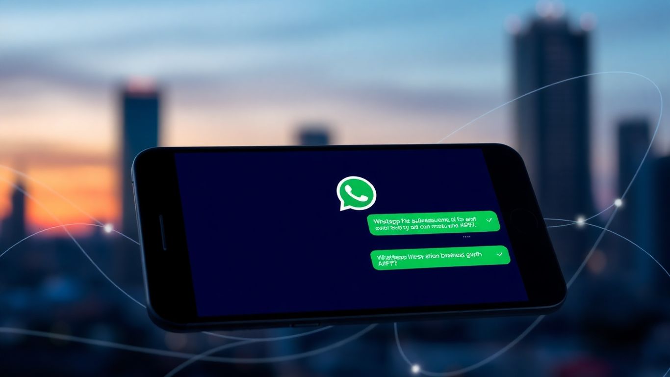 WhatsApp AI chatbot on a smartphone screen.